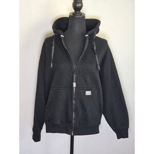 Pro Club Men's Heavyweight Zip Up Hoodie Black Size Small Full Zip Sweatshirt